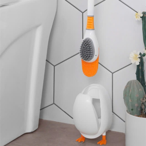 BÀN CHẢI SILICON VỆ SINH BỒN CẦU THIẾT KẾ HÌNH CHÚ VỊT ĐỘC ĐÁO