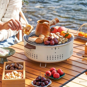 BẾP NƯỚNG THAN HOA BBQ CAO CẤP (T20)