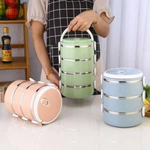 HỘP CƠM 4 TẦNG LÚA MẠCH (T60)