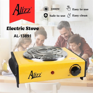 BẾP ĐIỆN MẶT XOẮN ỐC 1000W ALIZZ AL-13891