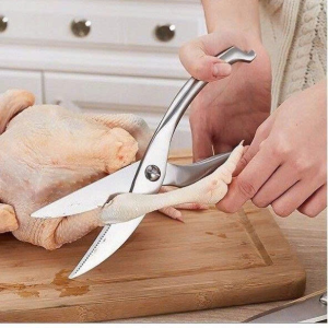 KÉO CẮT GÀ BẰNG THÉP CÓ MÓC GÀI KHOÁ 25X4.5CM