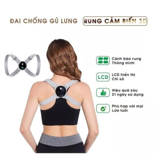 ĐAI ĐỊNH HÌNH LƯNG CHỐNG GÙ CÓ ĐÈN LED