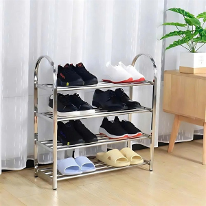 KỆ GIÀY DÉP THÔNG MINH INOX 4 TẦNG