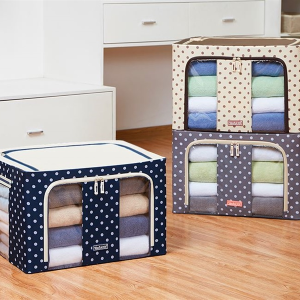 TỦ ĐỰNG QUẦN ÁO KHUNG SẮT 66L