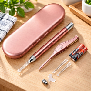 BỘ DỤNG CỤ LẤY RÁY TAI CÓ ĐÈN (T200)