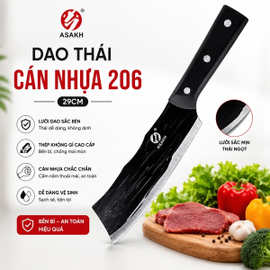 DAO THÁI CÁN NHỰA 206 29CM (T432)