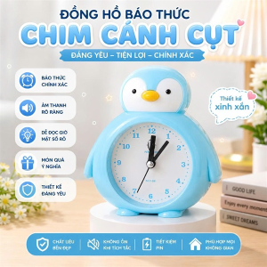 ĐỒNG HỒ BÁO THỨC CHIM CÁNH CỤT (T100)