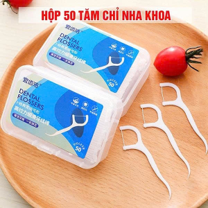 HỘP 50 TĂM CHỈ NHA KHOA (T432)