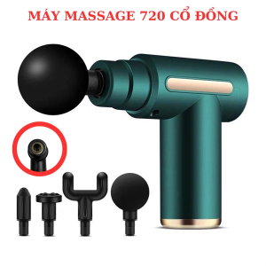 MÁY MASSAGE CƠ TAY 4 ĐẦU 720 LÕI ĐỒNG (T20)