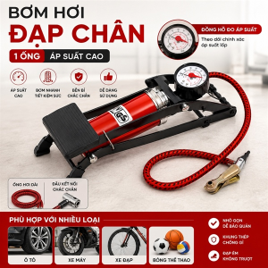 BƠM HƠI ĐẠP CHÂN 1 ỐNG (T25)