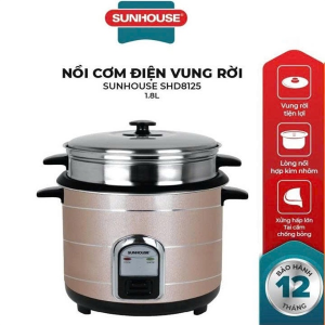 NỒI CƠM ĐIỆN 1.8L SUNHOUSE SHD8125