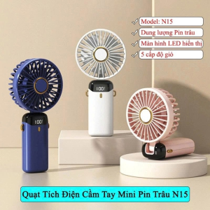 QUẠT TÍCH ĐIỆN CẦM TAY MINI N15