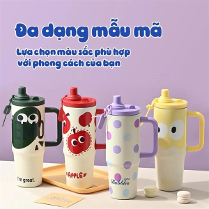 BÌNH GIỮ NHIỆT ISUNI 900ML CÓ TAY CẦM