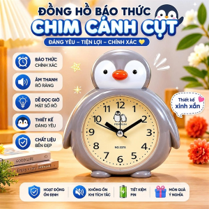 ĐỒNG HỒ BÁO THỨC CHIM CÁNH CỤT (T100)