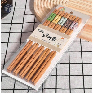 BỘ 10 ĐÔI ĐŨA TRE HOẠ TIẾT VÂN ĐÁ (T120)