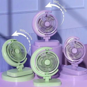 QUẠT TÍCH ĐIỆN HINH VẦNG TRĂNG CÓ LED F10