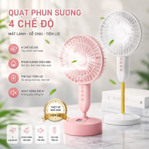 QUẠT PHUN SƯƠNG HƠI NƯỚC 4 CHẾ ĐỘ