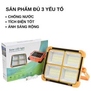 ĐÈN PHA NĂNG LƯỢNG MẶT TRỜI 100W 5 CHẾ ĐỘ