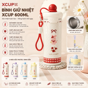 BÌNH GIỮ NHIỆT XCUP DUNG TÍCH 600ML (T50)