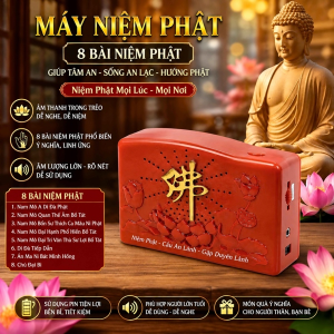 MÁY NIỆM PHẬT 8 BÀI (T100)