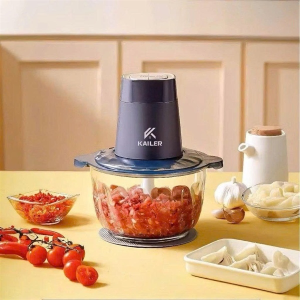 MÁY XAY THỊT KAILER CỐI THỦY TINH KL-007