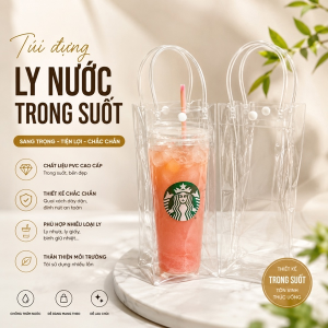 TÚI ĐỰNG LY NƯỚC TRONG SUỐT