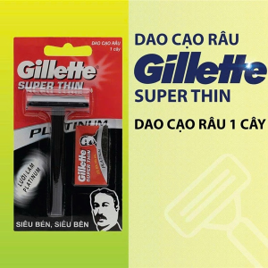 DAO CẠO RÂU GILLETTE SUPER THIN KÈM LƯỠI DAO