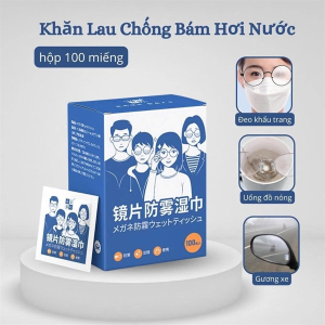 HỘP 100 MIẾNG LAU KÍNH NANO
