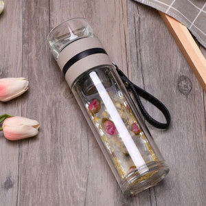 BÌNH THỦY TINH LỌC TRÀ 2 LỚP 450ML (T60)
