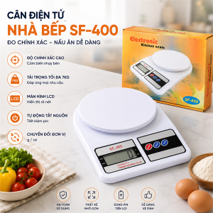 CÂN ĐIỆN TỬ NHÀ BẾP SF-400 7KG
