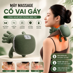 MÁY MASSAGE CỔ VAI GÁY MÔ PHỎNG BÀN TAY (T24)