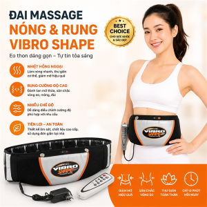 ĐAI MASSAGE NÓNG & RUNG VIBRO SHAPE (T30)