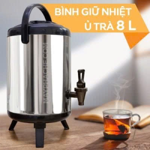 BÌNH TRÀ GIỮ NHIỆT 8L INOX CAO CẤP