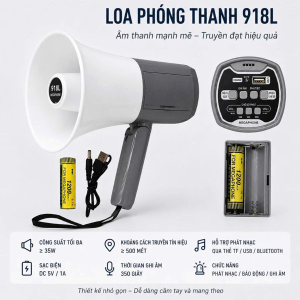 LOA PHÓNG THANH 918L 2 PIN BLUETOOTH, CỔNG USB (T40)