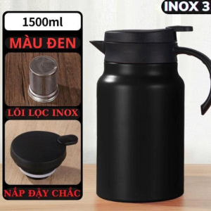 BÌNH PHA TRÀ GIỮ NHIỆT CÓ LÕI LỌC INOX 1500ML