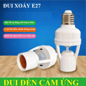 ĐUI ĐÈN CẢM BIẾN CHUYỂN ĐỘNG ĐUI E27