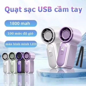 QUẠT SẠC TÍCH ĐIỆN CẦM TAY X688 (T100)