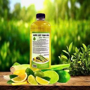 NƯỚC CẤT TINH DẦU SẢ CHANH 1000ML