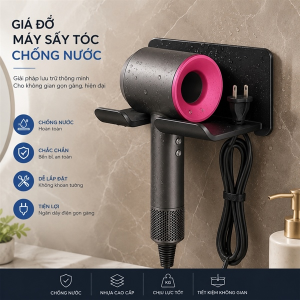 GIÁ ĐỠ MÁY SẤY TÓC CHỐNG NƯỚC