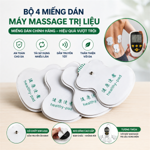 BỘ 4 MIẾNG DÁN DÙNG CHO MÁY MASSAGE TRỊ LIỆU
