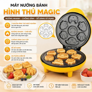 MÁY NƯỚNG BÁNH HÌNH THÚ MAGIC (T20)