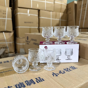 LY RƯỢU TÂY THUỶ TINH F132A