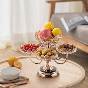 KHAY MỨT 5 TẦNG XOAY 360 ĐỘ HÌNH CÁNH SEN