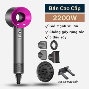 MÁY SẤY TÓC ION ÂM 2 CHIỀU NÓNG LẠNH 5 ĐẦU HAIRDRYER (T10)