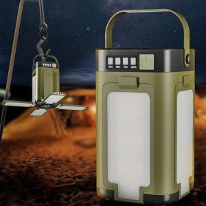 ĐÈN LỒNG CẮM TRẠI GẤP BỐN CÁNH NĂNG LƯỢNG MẶT TRỜI