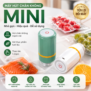 MÁY HÚT CHÂN KHÔNG MINI HÌNH TRỤ TRÒN