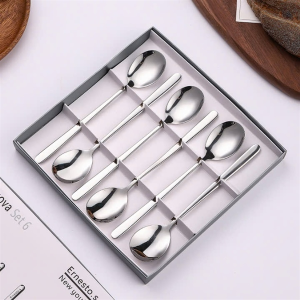 SET 6 MUỖNG INOX NOVA CAO CẤP FULL BOX