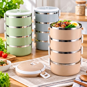 HỘP CƠM 4 TẦNG LÚA MẠCH (T60)