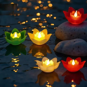 NẾN ĐIỆN TỬ MINI HÌNH HOA SEN