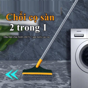 CHỔI CHÀ SÀN VỆ SINH ĐA NĂNG 2IN1 (T100)